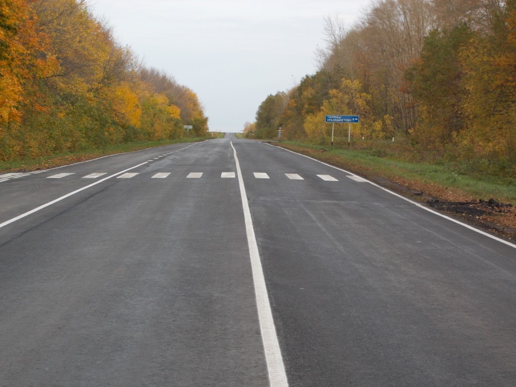 16:43 Принят в эксплуатацию участок отремонтированной автомобильной дороги общего пользования регионального и межмуниципального значения «Комсомольское-Яльчики-Буинск»