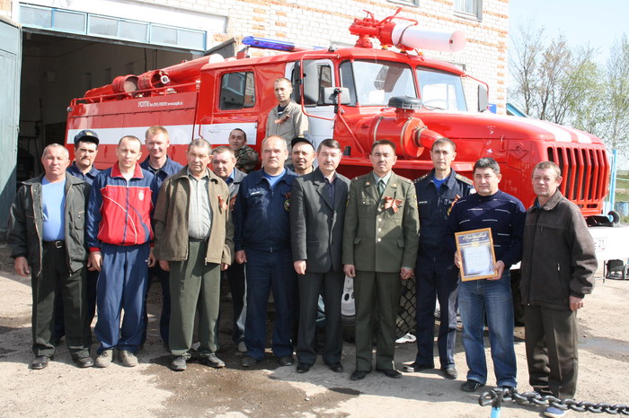 14:45 В Яльчикском районе заступила на дежурство новая пожарная машина
