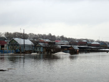 15:49 Небывалое наводнение наблюдается весной этого года в Яльчикском районе