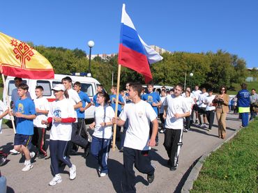 16:52 Сегодня у чебоксарских любителей бега был двойной праздник