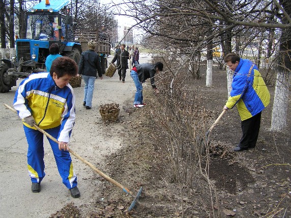 16:59 Сегодня на "субботник" вышли сотрудники  Новочебоксарской горадминистрации