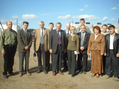 10:25 Немецкая делегация в Чебоксарском районе.