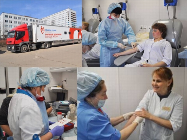 Более 50 сотрудников Городской клинической больнице № 1 приняли участие в донорской акции