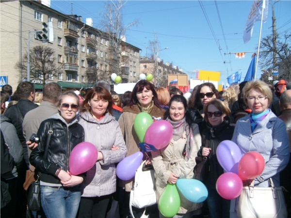 Коллектив Госжилинспекции Чувашии принял участие в первомайской демонстрации