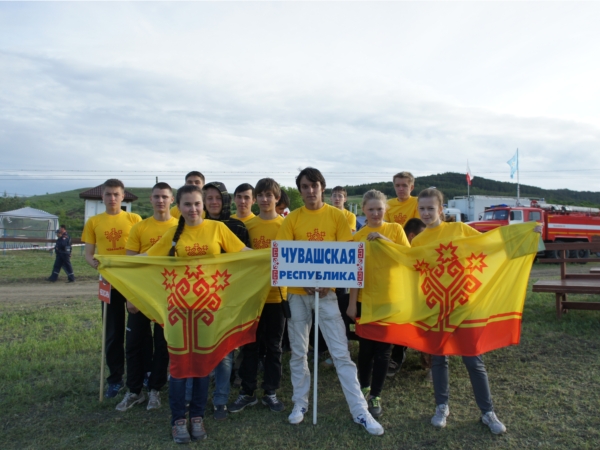 Делегация Чувашии приняла участие в открытии спортивно-туристического лагеря Приволжского федерального округа «Туриада 2013»