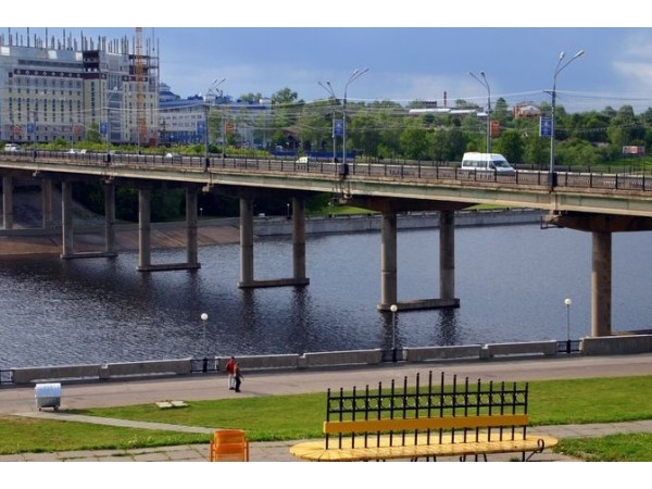 Московский мост в Чебоксарах сделают шестиполосным