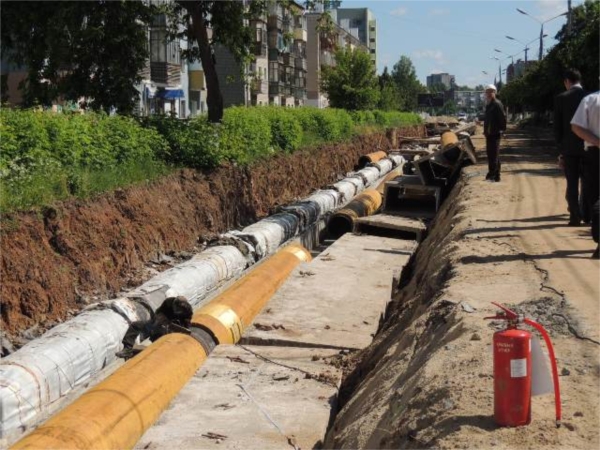 г. Чебоксары: ремонтные работы на участке магистральных теплосетей по ул. Николаева завершатся к 20 июня