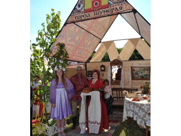 Город Шумерля на Всечувашском празднике «Акатуй» представил этнокультурное подворье