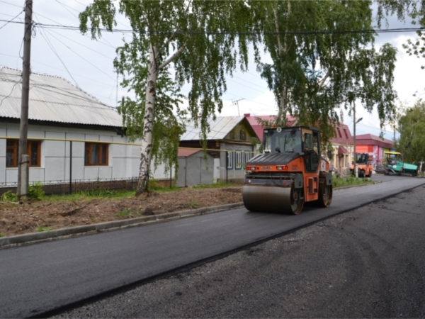 В Алатыре завершается строительство дороги по улице Богдана Хмельницкого