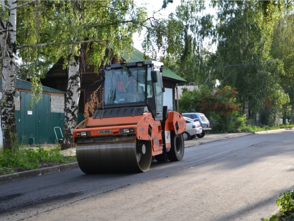 В Алатыре завершается строительство дороги по улице Богдана Хмельницкого