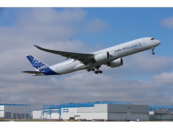 Налет прототипа самолета Airbus A350 XWB достиг 92 часов