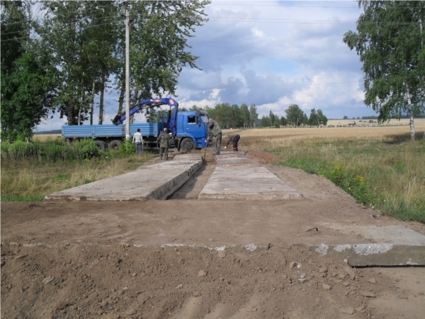 Новости поселений: ремонт съезда к кладбищу