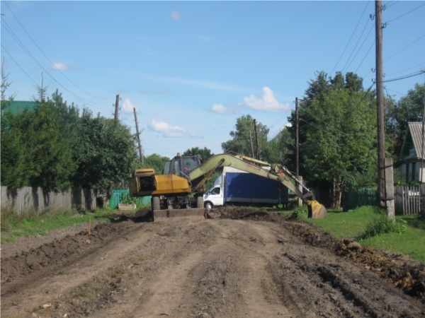 В Сендимиркино начался ремонт дороги