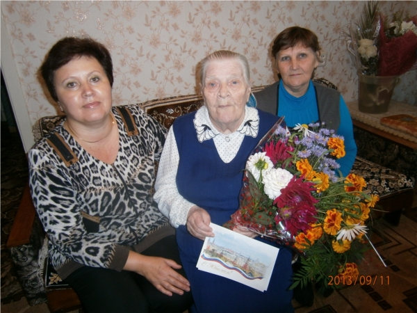 _ 90-летний юбилей отметила жительница Алатыря, труженица тыла Софья Михайловна Романова