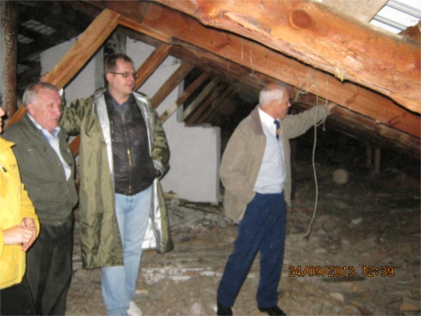 Руководитель Госжилинспекции Чувашии проинспектировал ход работ по выполнению капитального ремонта многоквартирных домов в Моргаушском районе