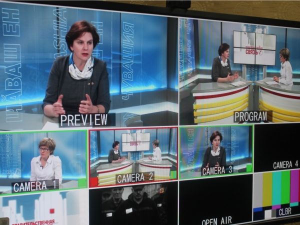 Министр Алла Самойлова приняла участие в телепередаче «Правительственная связь»