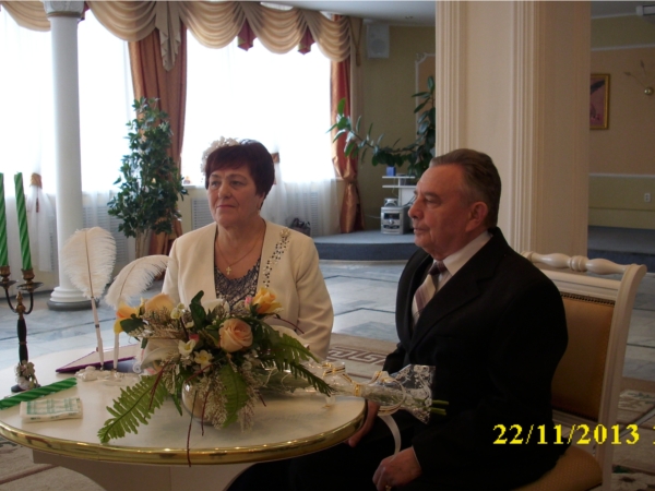 _г. Алатырь: активисты ТОС «Западный» супруги Акуловские отметили «золотую свадьбу»