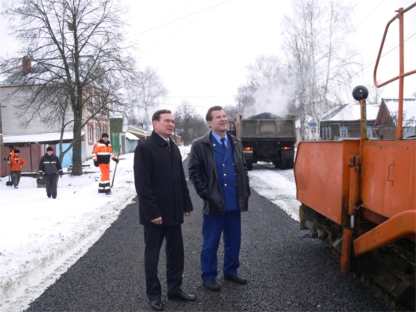 ОАО «Сурстройсервис» продолжает работы по строительству подъездных путей к зданию прокуратуры Ядринского района