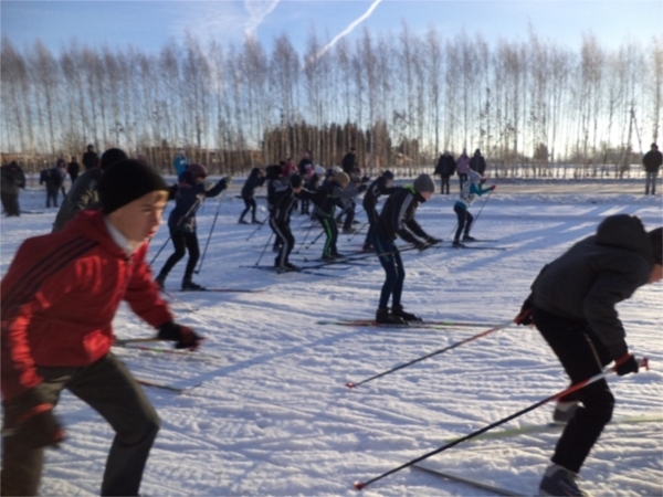 Первенство Цивильского района по лыжным гонкам на призы Деда Мороза и Снегурочки
