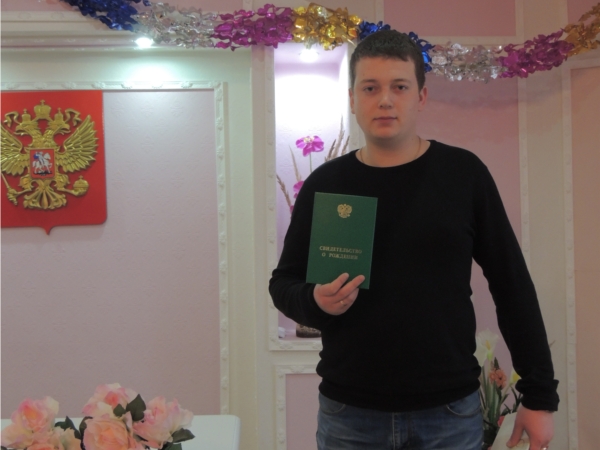 В Красночетайском районе зарегистрирован первый ребенок