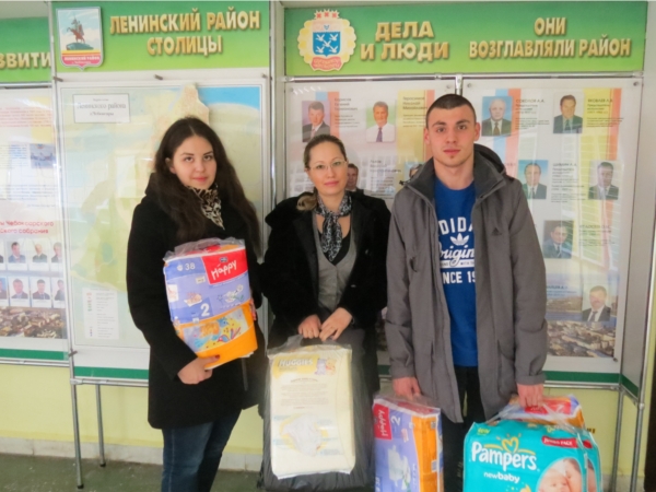 В День студента – с добрым сердцем: Молодежное правительство Ленинского района посетило Специализированный Дом ребенка «Малютка»