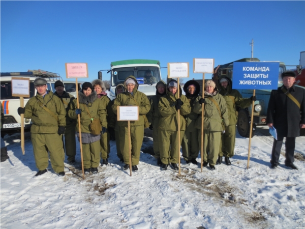 Команда защиты животных Цивильского района приняла участие в командно-штабной тренировке в преддверии паводкового периода