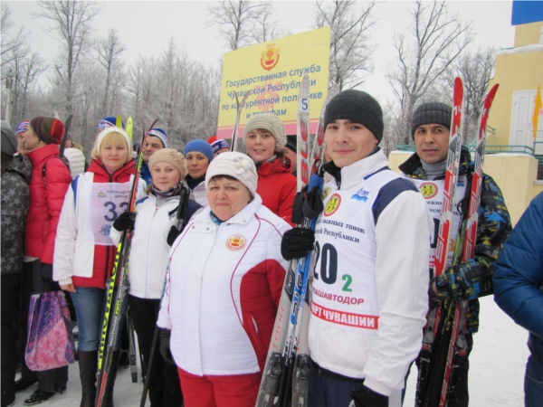 В здоровом теле – здоровый дух! Дружная команда Госслужбы приняла участие в лыжной гонке