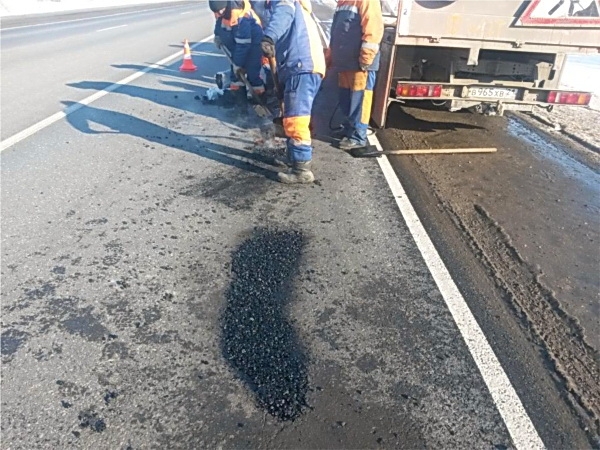 В Янтиковском районе ямочный ремонт на автодорогах местного значения выполняет ООО "Ликта"