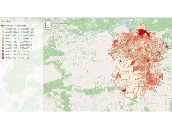На геопортале Чувашии можно изучить социально-экономические показатели республики