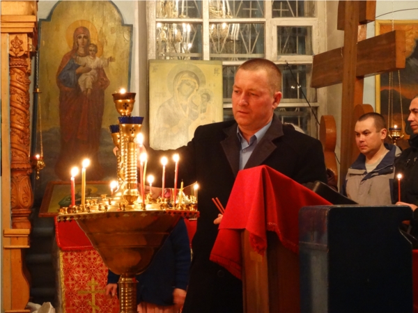 Глава администрации Красночетайского района принял участие в богослужении в честь праздника Светлого Христова Воскресенья