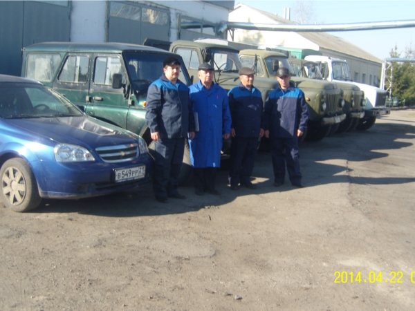 Технический осмотр автомашин райветстанции Комсомольского района прошел успешно