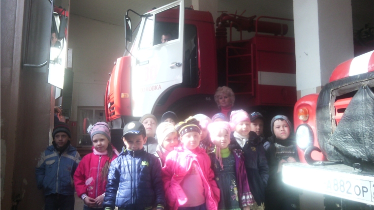 Воспитанники детского сада «Звездочка» в гостях в Пожарной части № 30