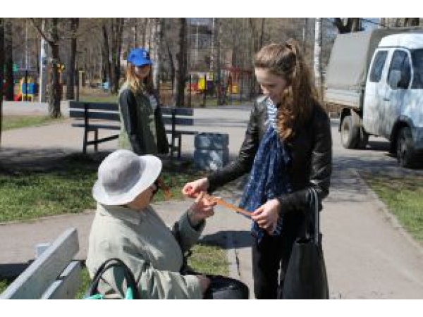В Чебоксарах 1 мая стартует всероссийская акция «Георгиевская ленточка» ("Мой город Чебоксары")