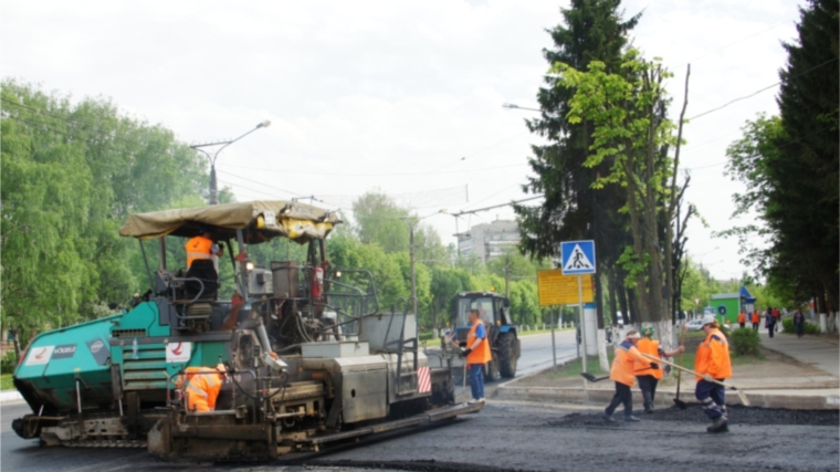 Продолжается реконструкция автомобильной дороги общего пользования по ул. Винокурова