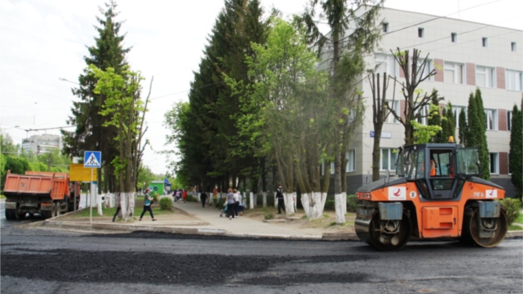 ОАО «Чувашавтодор» активно ведет работы по реконструкции улицы Винокурова