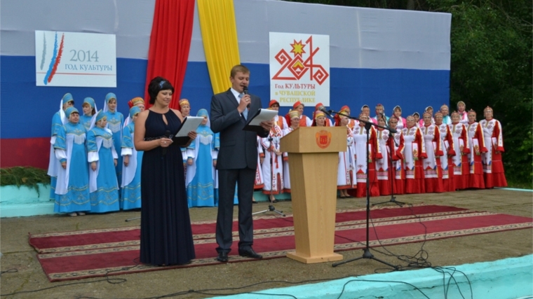 В Алатырском районе отметили 55-й праздник Песни, Труда и Спорта