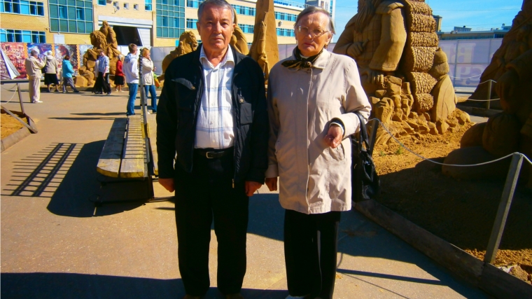 Председатели ТОС Ленинского района г. Чебоксары посетили выставку песчаных скульптур