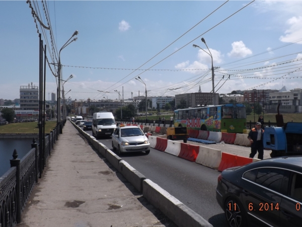 Движение транспорта по Московскому мосту в Чебоксарах восстановлено