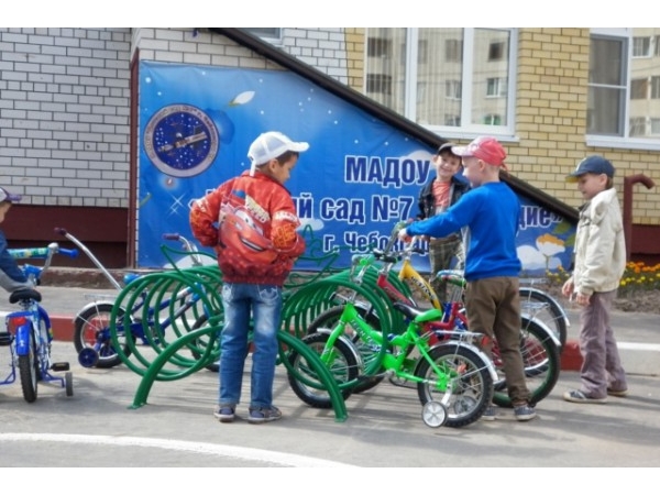 Дошкольные учреждения Чебоксар устанавливают велопарковки (ИА &quot;Мангазея&quot;)
