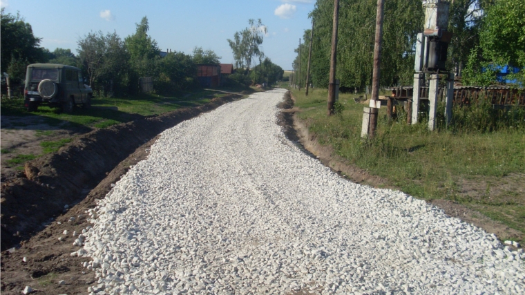 Завершена работа по ремонту грунтовой дороги в д. Нижние Татмыши
