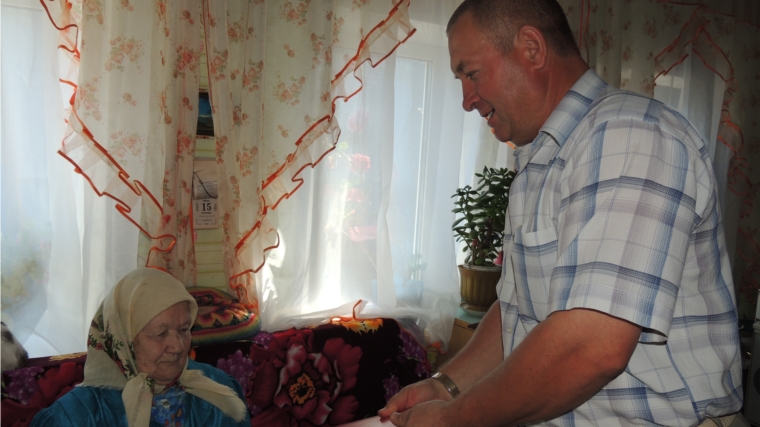 Красночетайский район: еще три долгожительницы отметили 90-летний юбилей