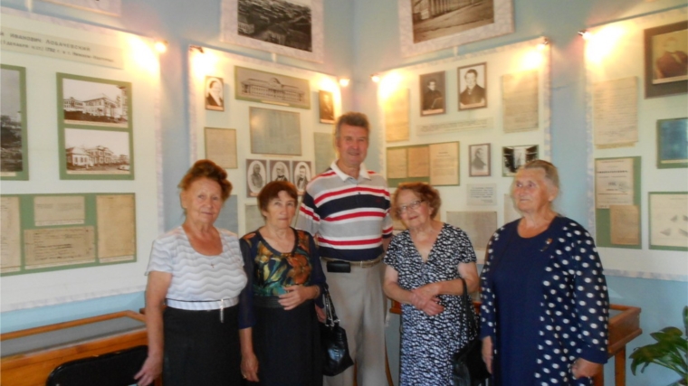 В музее – выпускники 1954 года Козловской средней школы №1