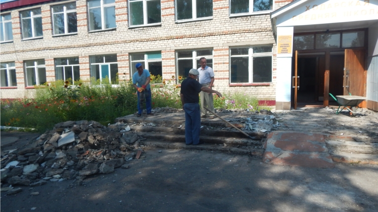 В Шумерлинском районе ведется капитальный ремонт в рамках реализации программы РФ «Доступная среда»