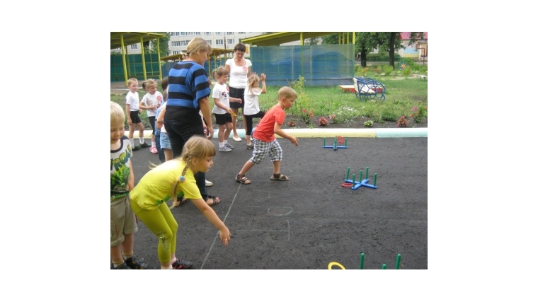 В преддверии Дня здоровья прошло спортивное развлечение с воспитанниками в детском саду «Рябинушка» г.Шумерля