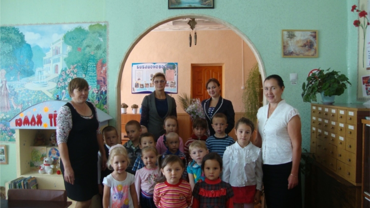 _В день знаний воспитанники детского сада &quot;Золотая рыбка&quot; посетили Новошимкусский ИКЦ