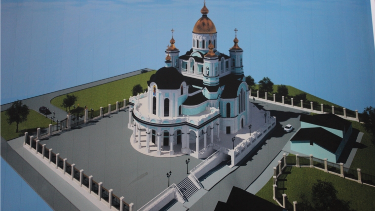 Храм Сергия Радонежского теперь «вписался» в центр Чебоксар более гармонично