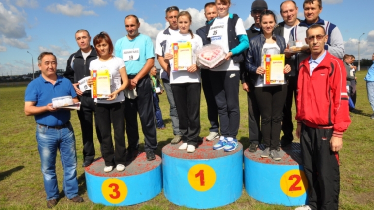 Команда ветстанции Батыревского района заняла призовое место в легкоатлетической эстафете