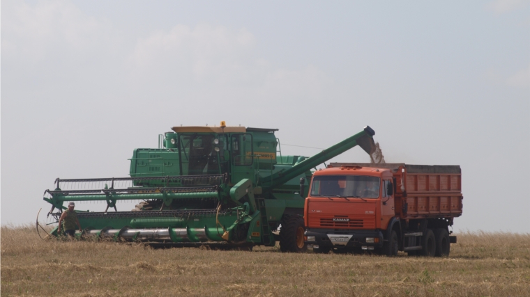 Аграриями района убрано 83,3% площадей зерновых культур