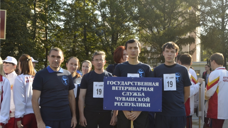 Команда Госветслужбы Чувашии приняла активное участие в легкоатлетической эстафете на призы газеты «Советская Чувашия»