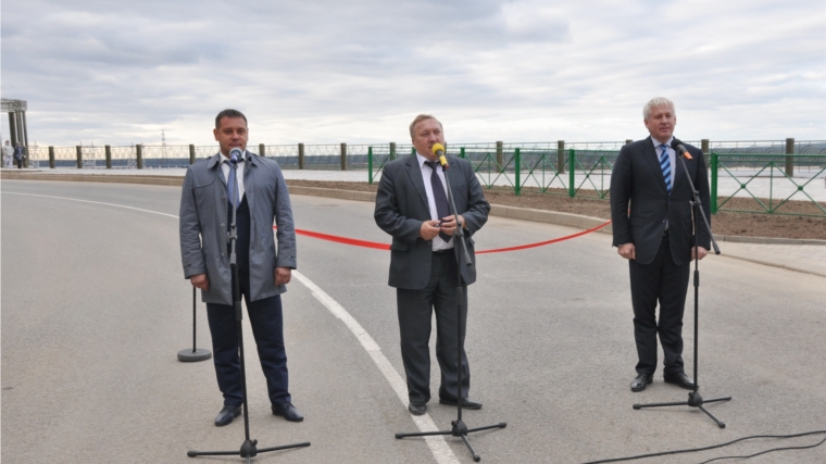 В преддверии празднования Дня города в Новочебоксарске введена в эксплуатацию новая автодорога